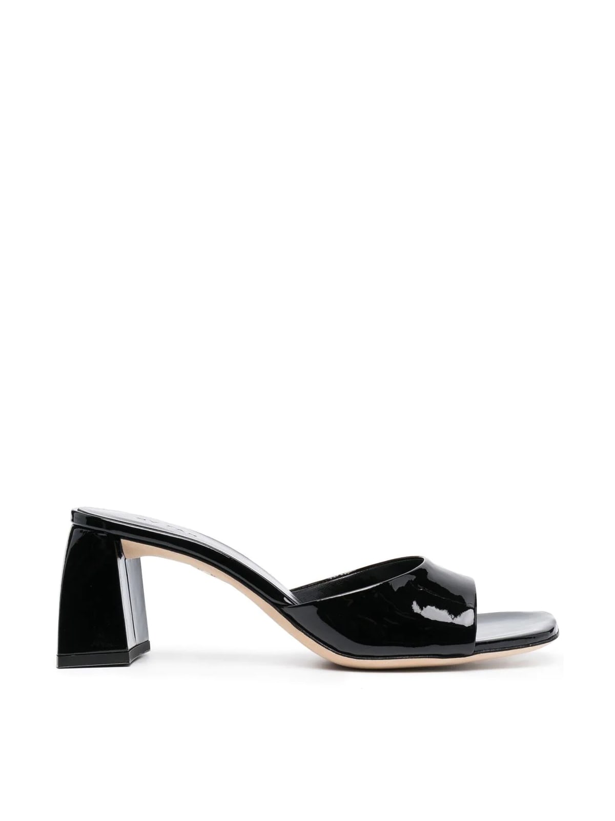 BY FAR Romy Black Patent Leather