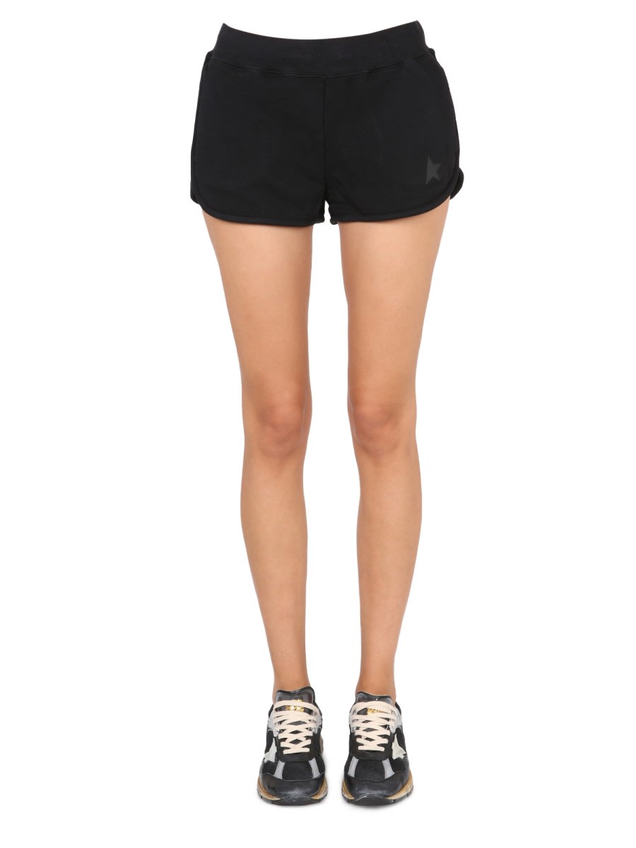 Shop Golden Goose Shorts Diana In Black