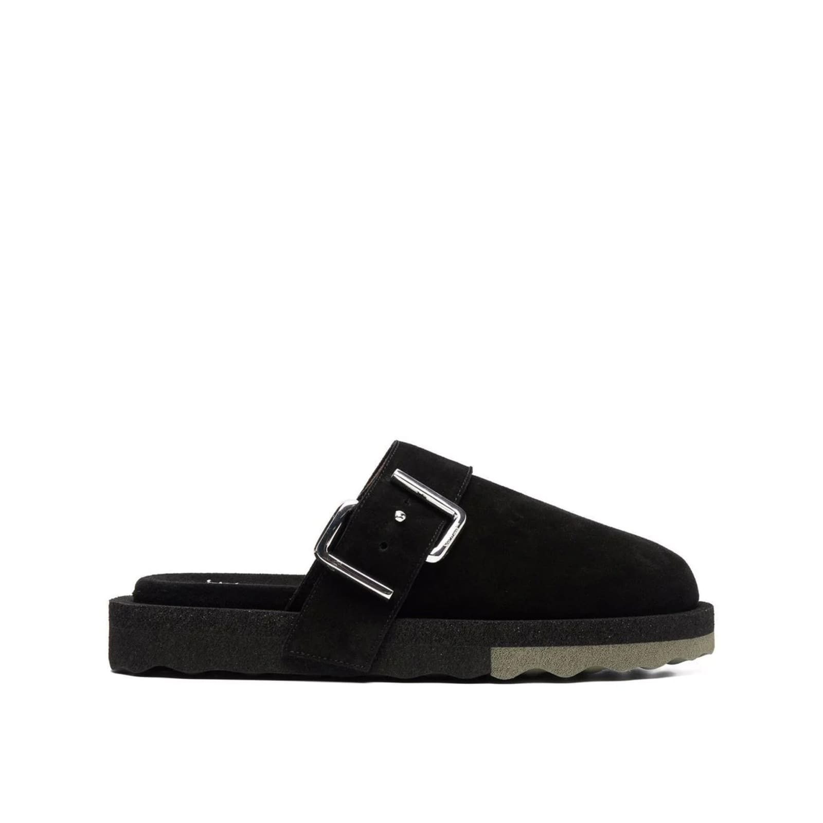 Shop Off-white Sponge Sandals In Black