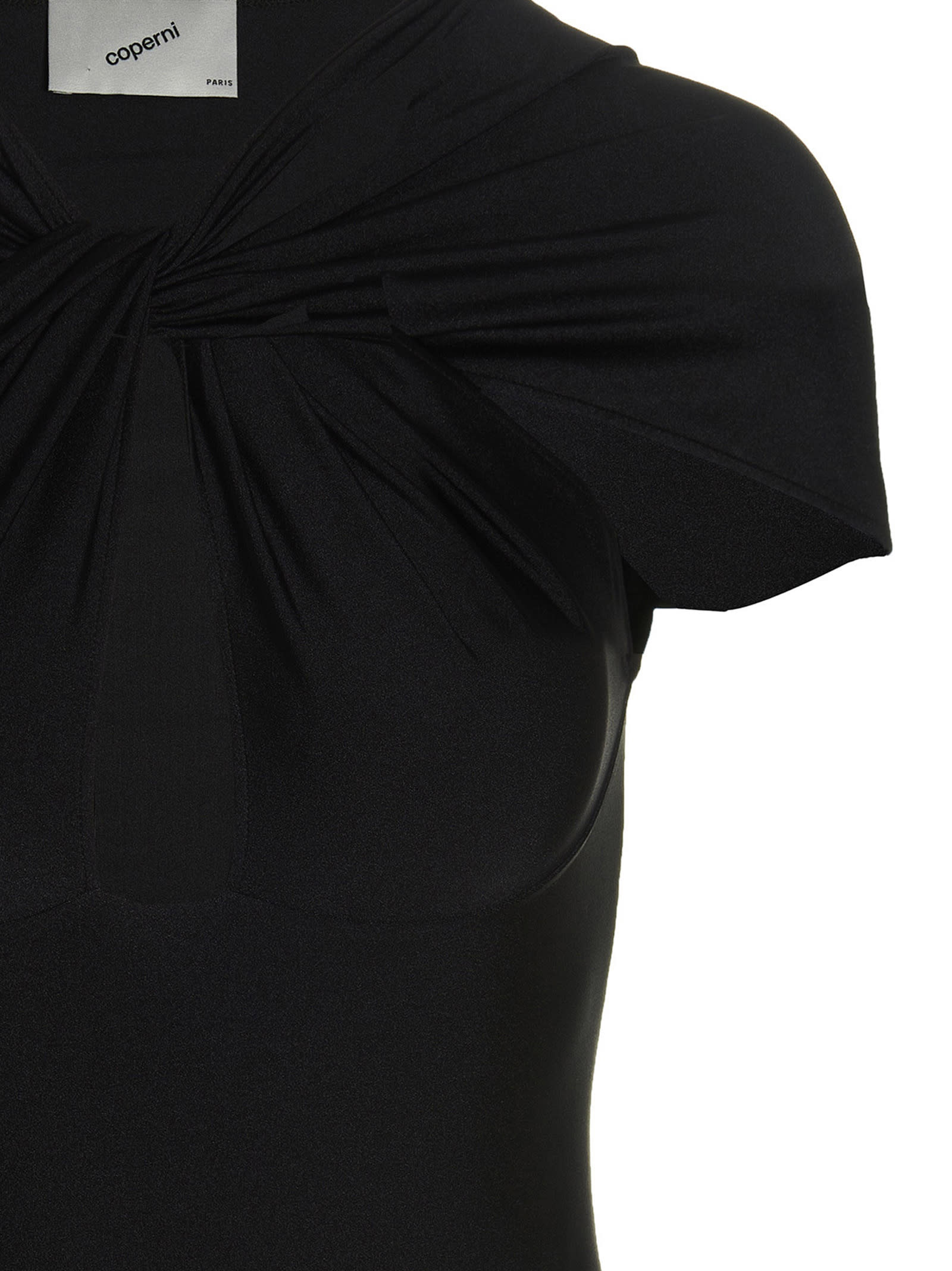 Shop Coperni Cut Out Bodysuit In Black