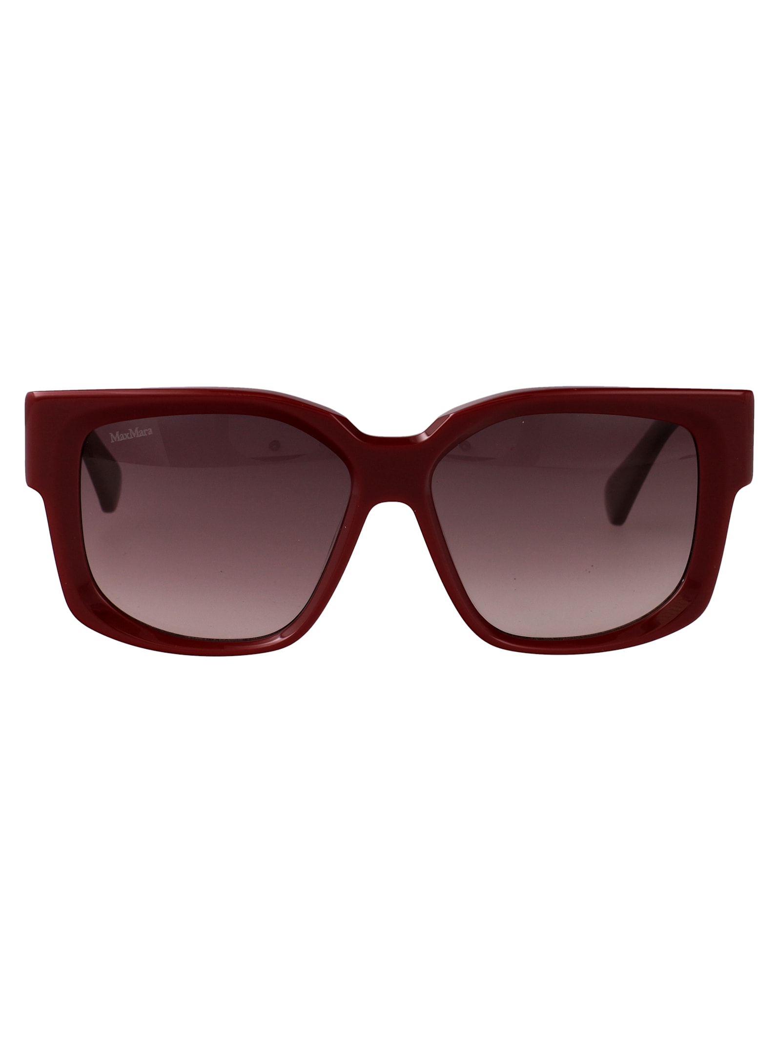 Max Mara Glimpse Square-frame Sunglasses In Brown
