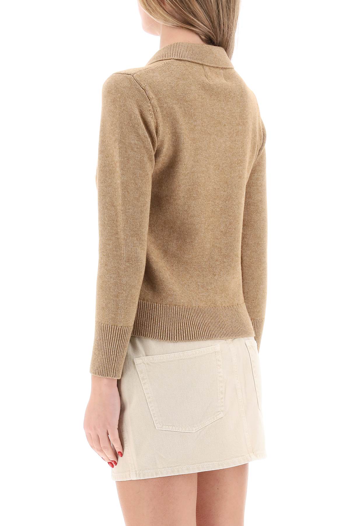 Isabel Marant Étoile Isabel Marant Etoile Nola Cotton-wool Blend Sweater In Brown
