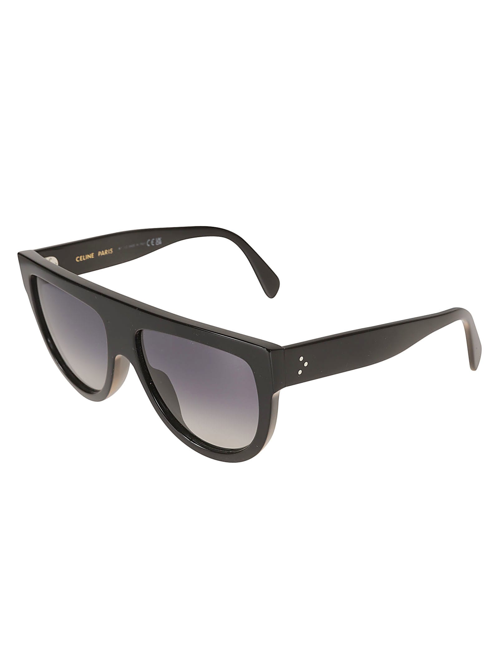 Shop Celine Retro-squared Sunglasses In Black