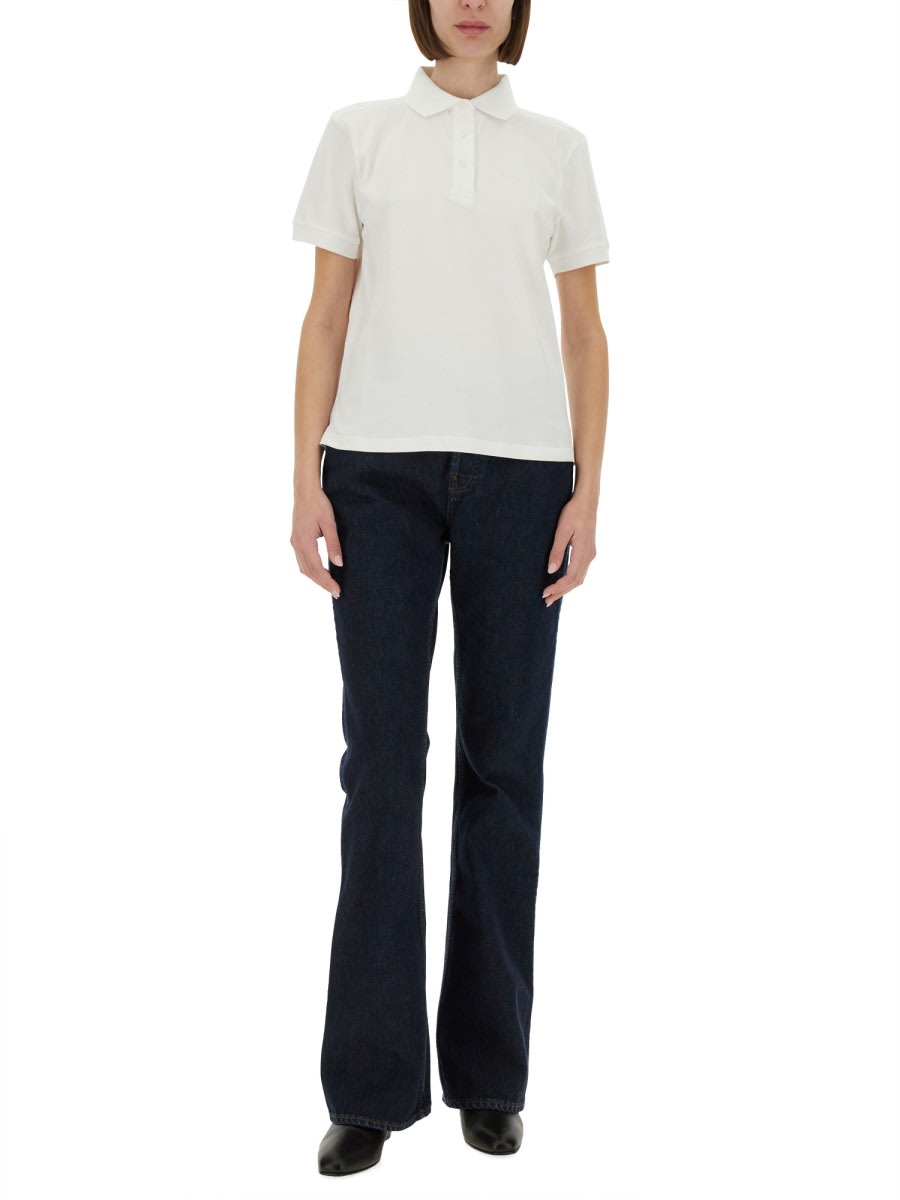 Barbour "bowford" Polo Short Sleeves In White