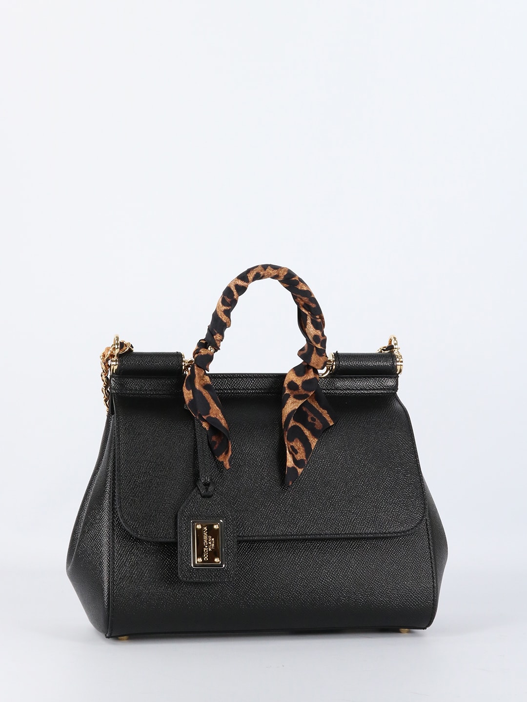 Dolce & Gabbana Medium Sicily Bag With Scarf