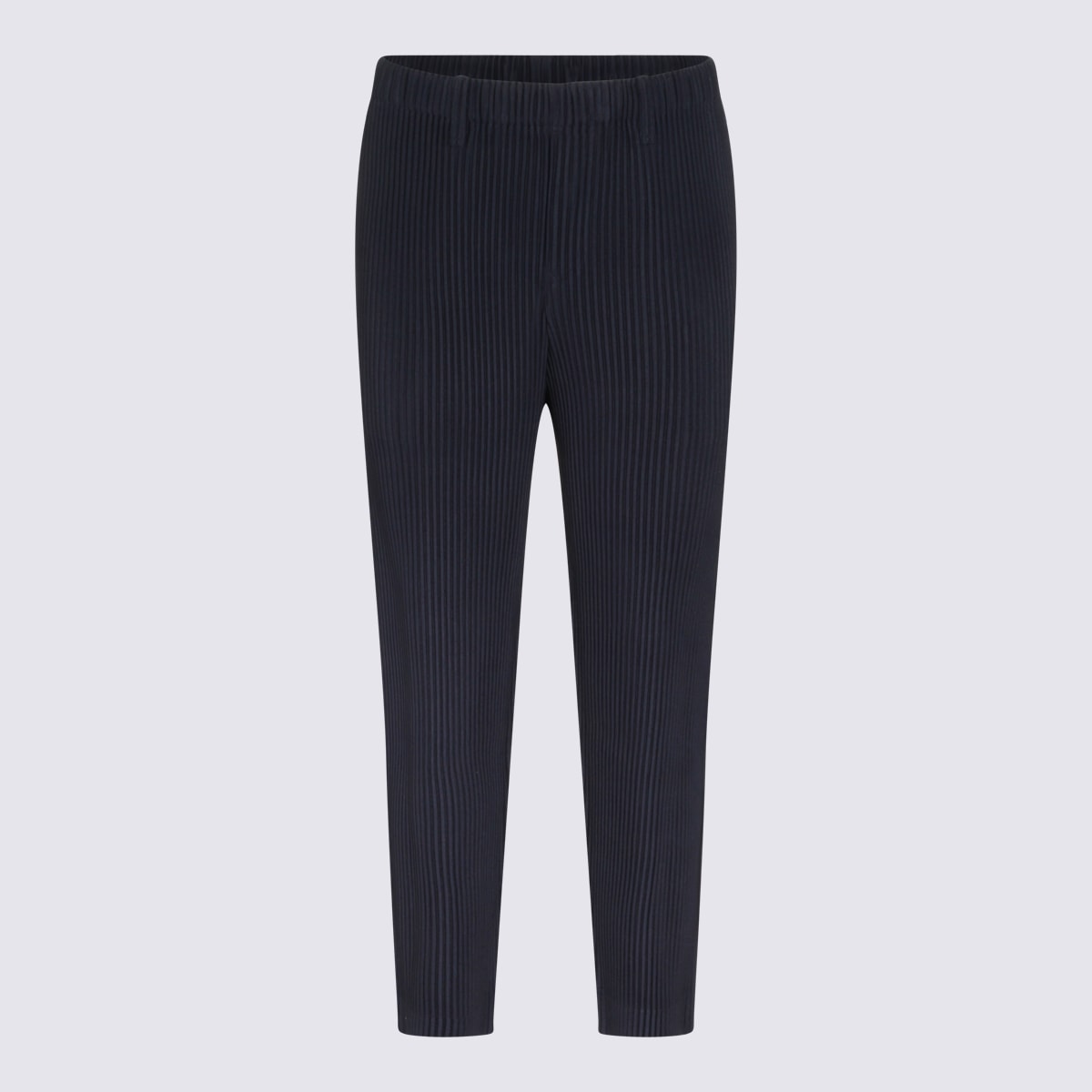 Issey Miyake Navy Pants In Blue