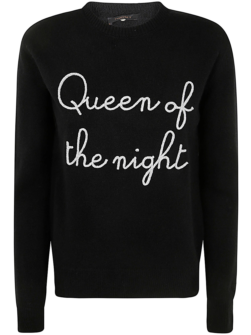 Shop Mc2 Saint Barth New Queen New Crewneck Sweater In L Queen Night Emb