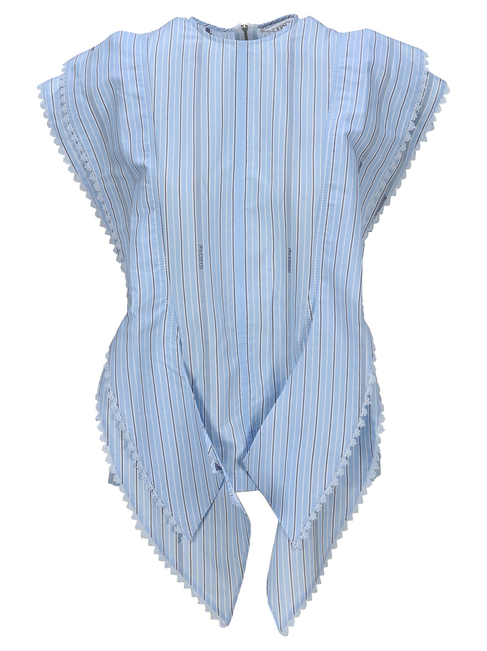 J W Anderson Jw Anderson Tab Detail Kite Top Baby Blue Italist