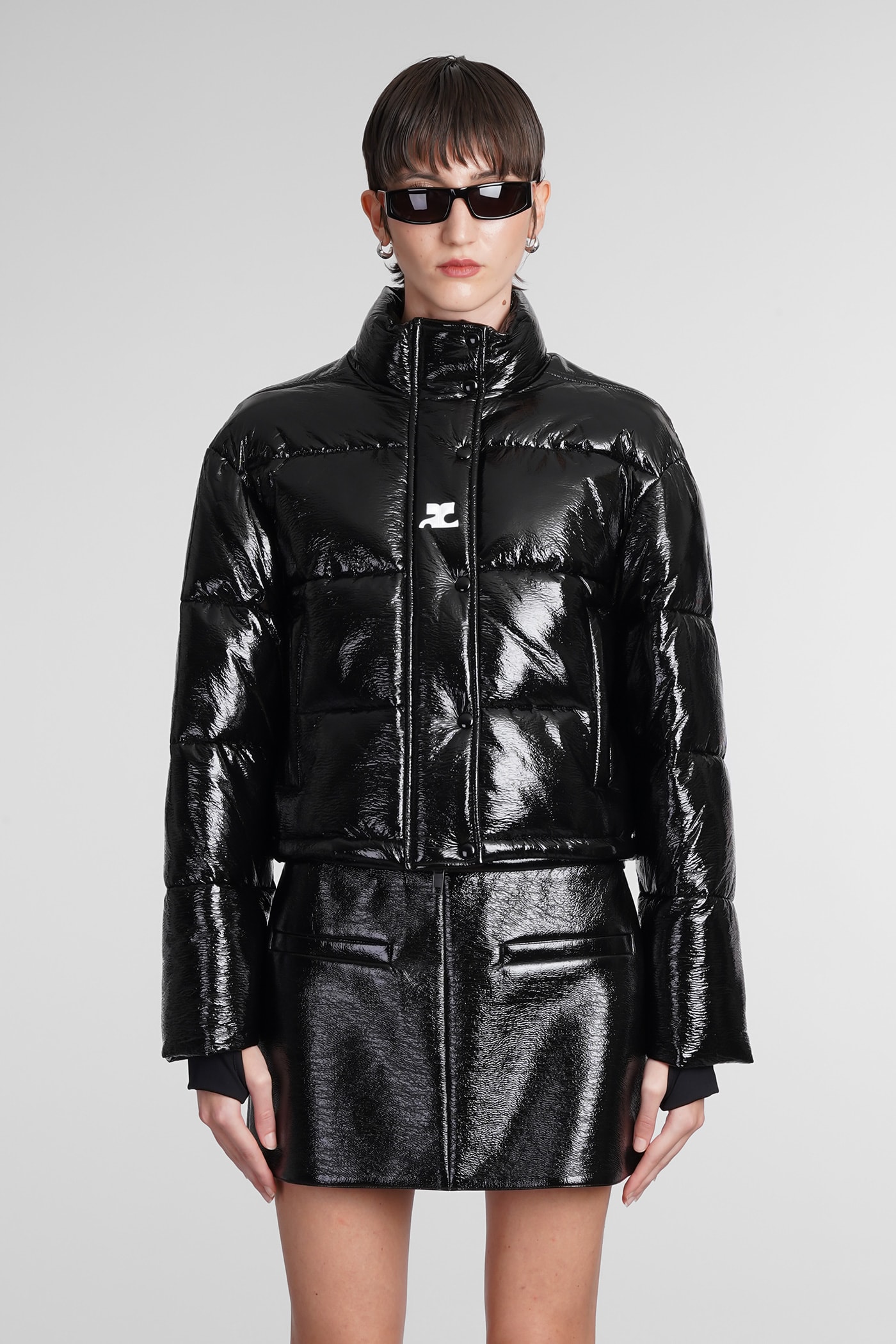 Courrèges Vinyl Down Jacket