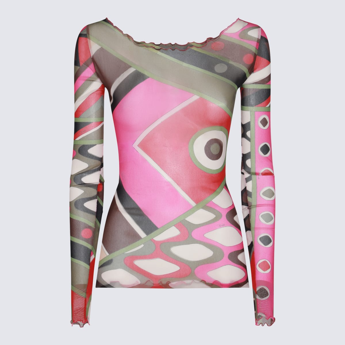 Pink And Multicolor T-shirt