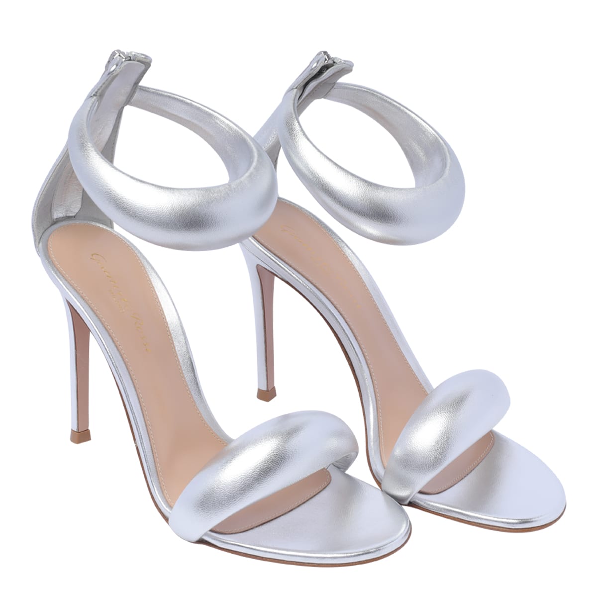 Shop Gianvito Rossi Bijoux Pump Sandals In Silver