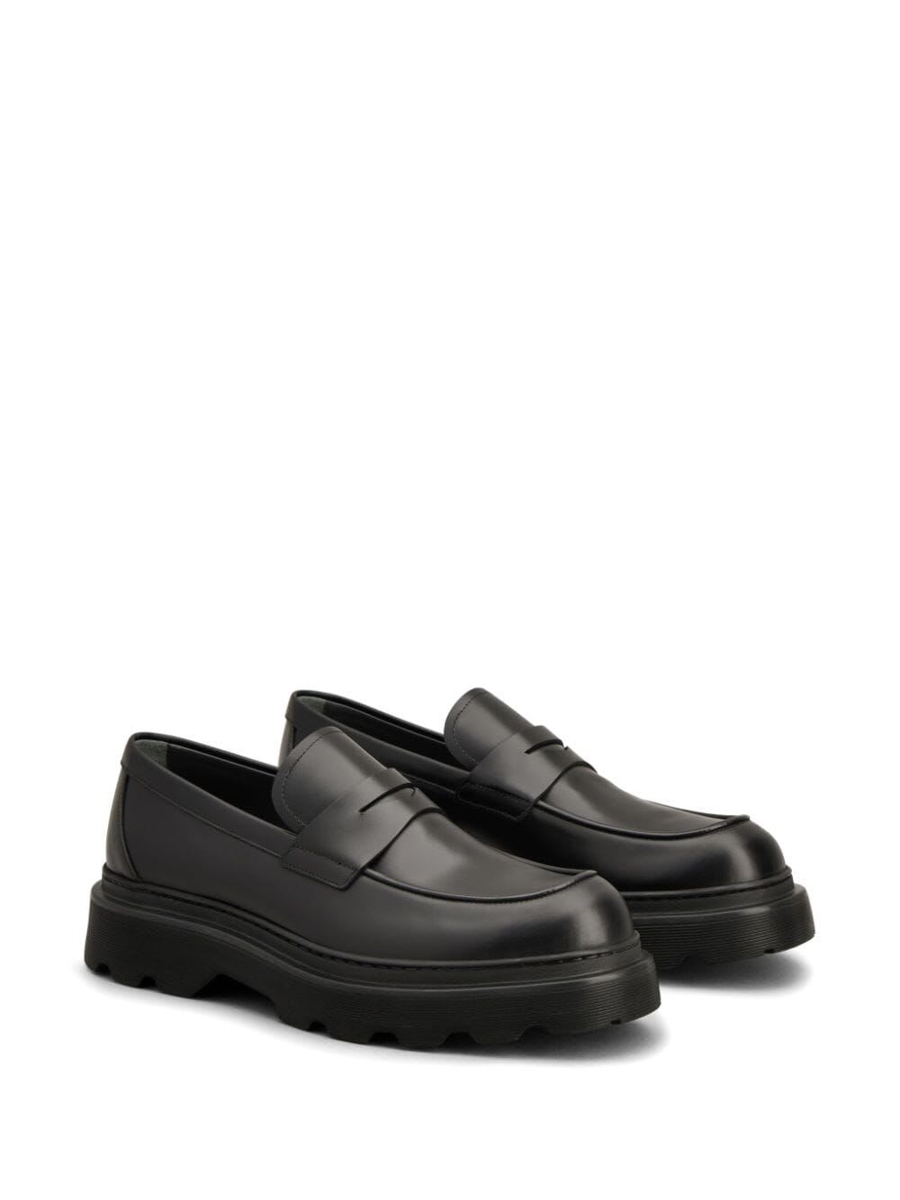 Shop Tod's Loafers In Black