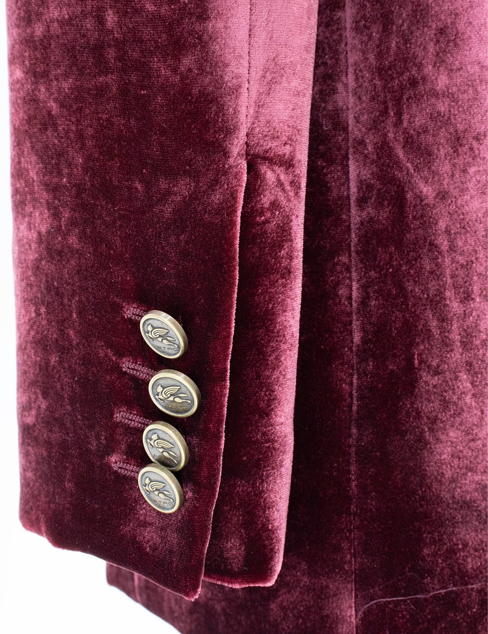 Shop Etro Jacket In Burgundy