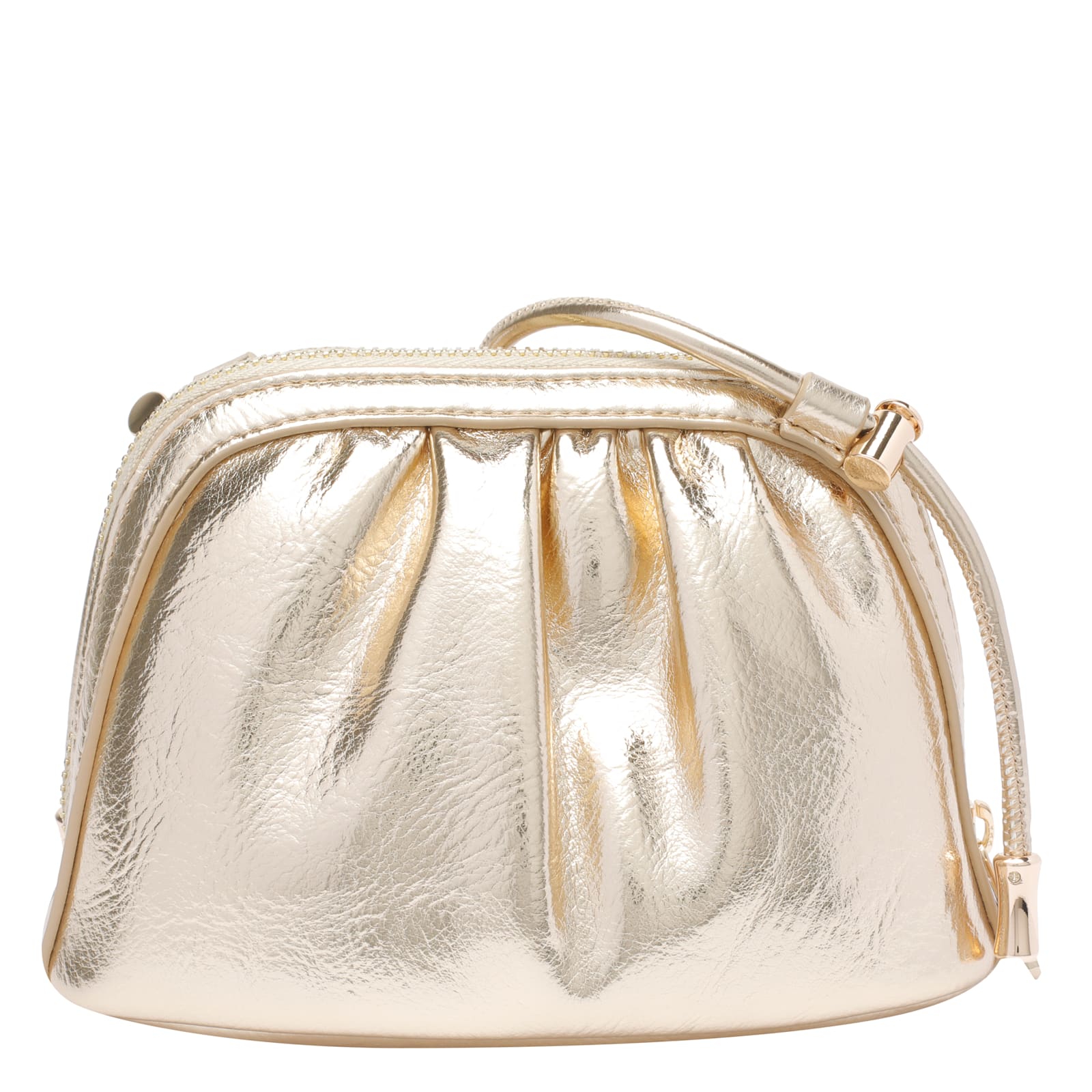 Apc Small Drawstring Ninon Shoulder Bag In Gold