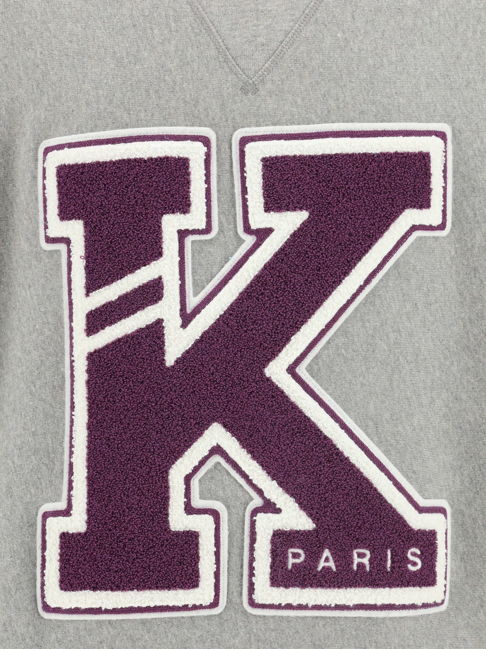 Kenzo Patches Sweatshirt In Gray