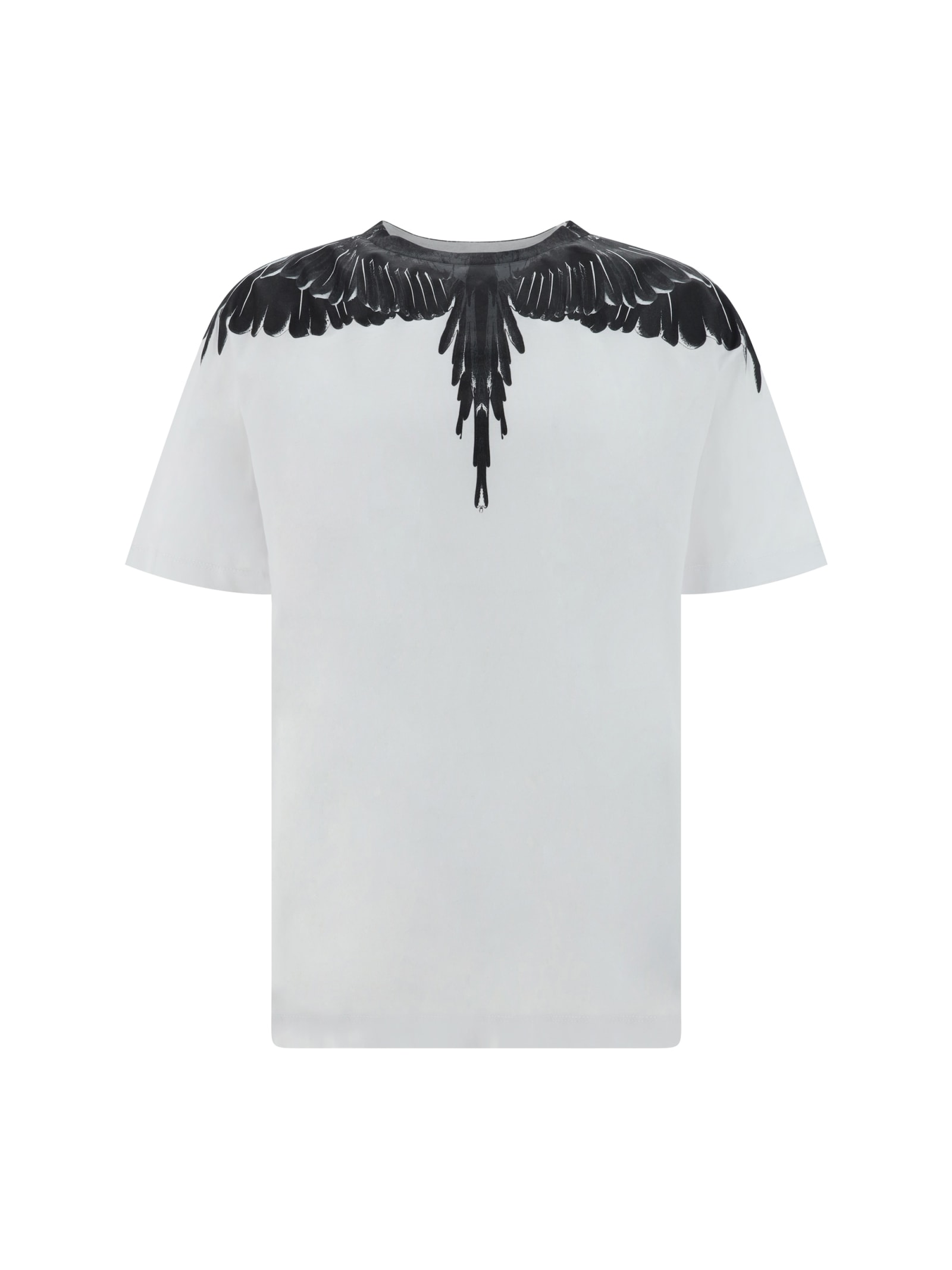 Shop Marcelo Burlon County Of Milan Icon Wings T-shirt In White/black