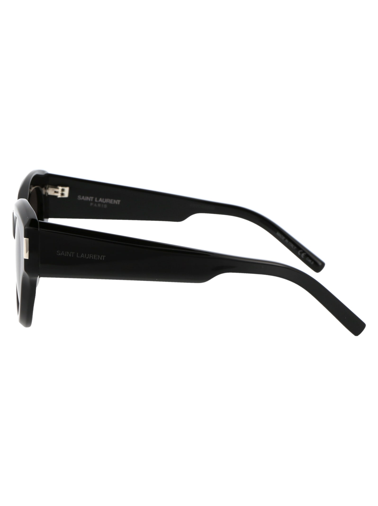 Shop Saint Laurent Sl 506 Sunglasses In 001 Black Black Black