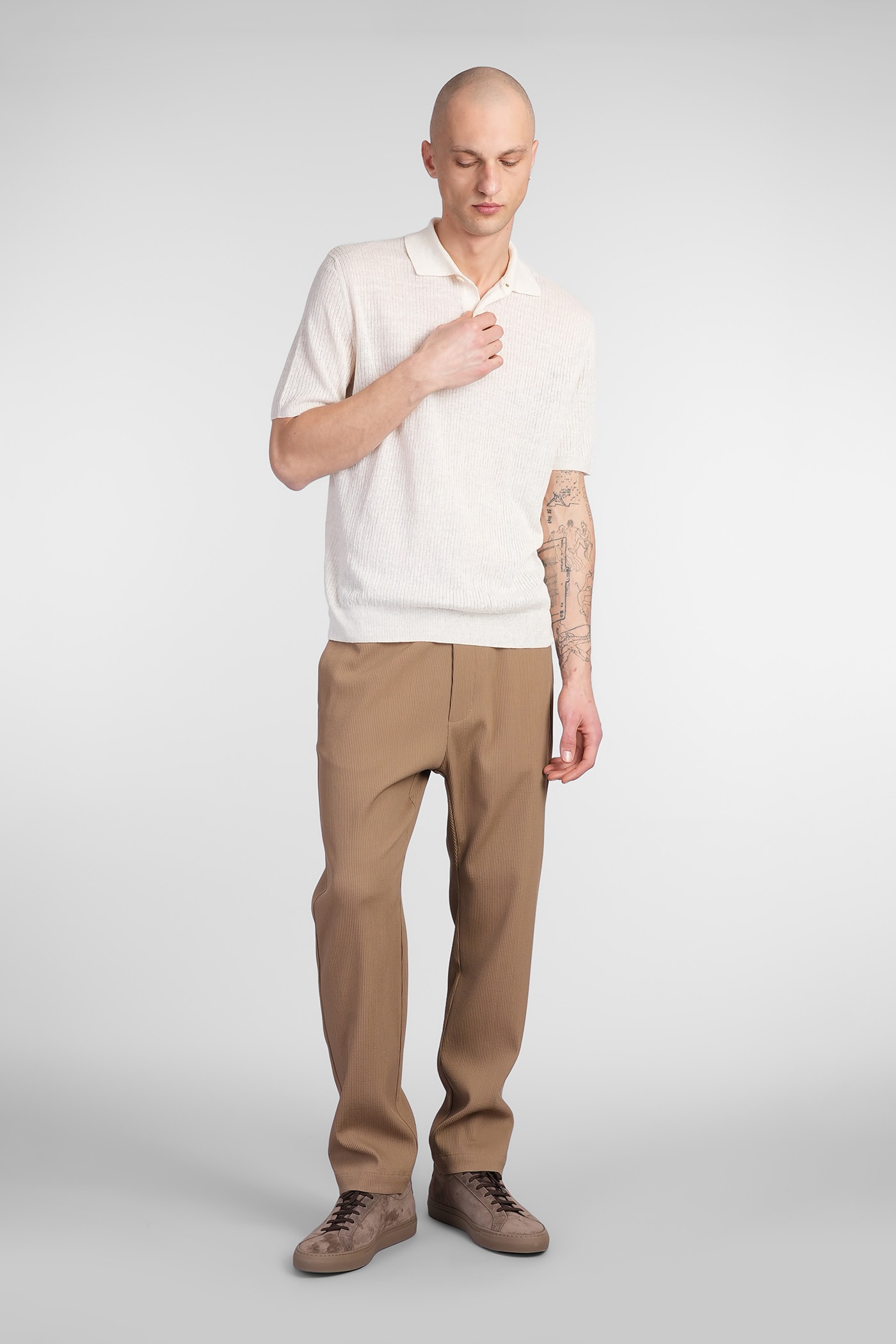 BARENA VENEZIA RIOBARBO PANTS IN CAMEL WOOL