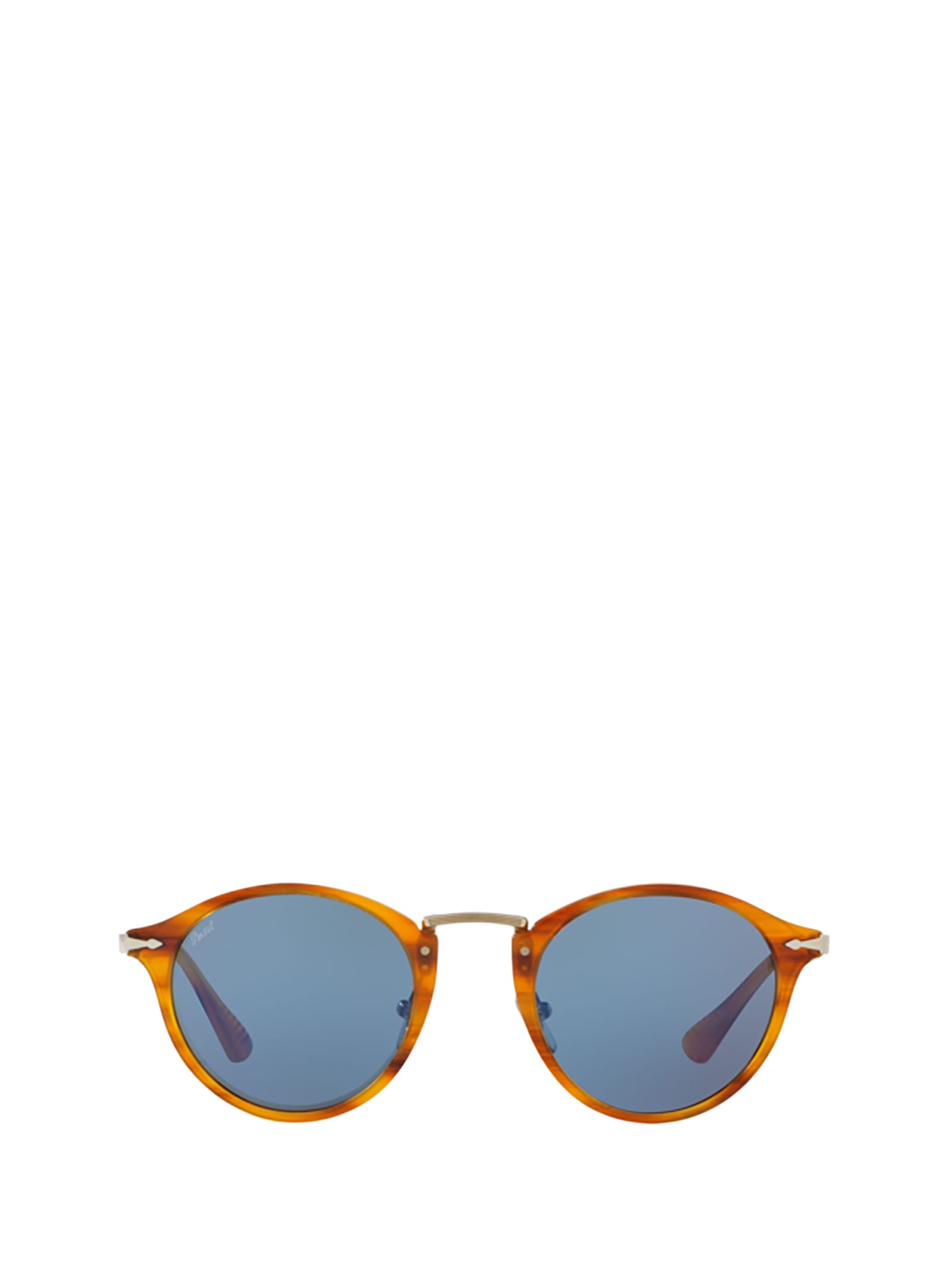 Persol Calligrapher Round Frame Sunglasses In Blue