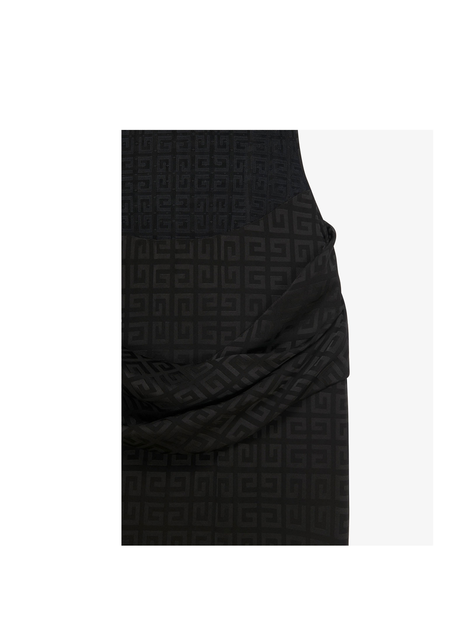 Shop Givenchy Dress In 4g Jacquard In Black