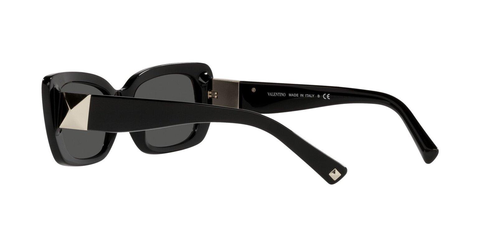 Shop Valentino Rectangular Frame Sunglasses In 500187