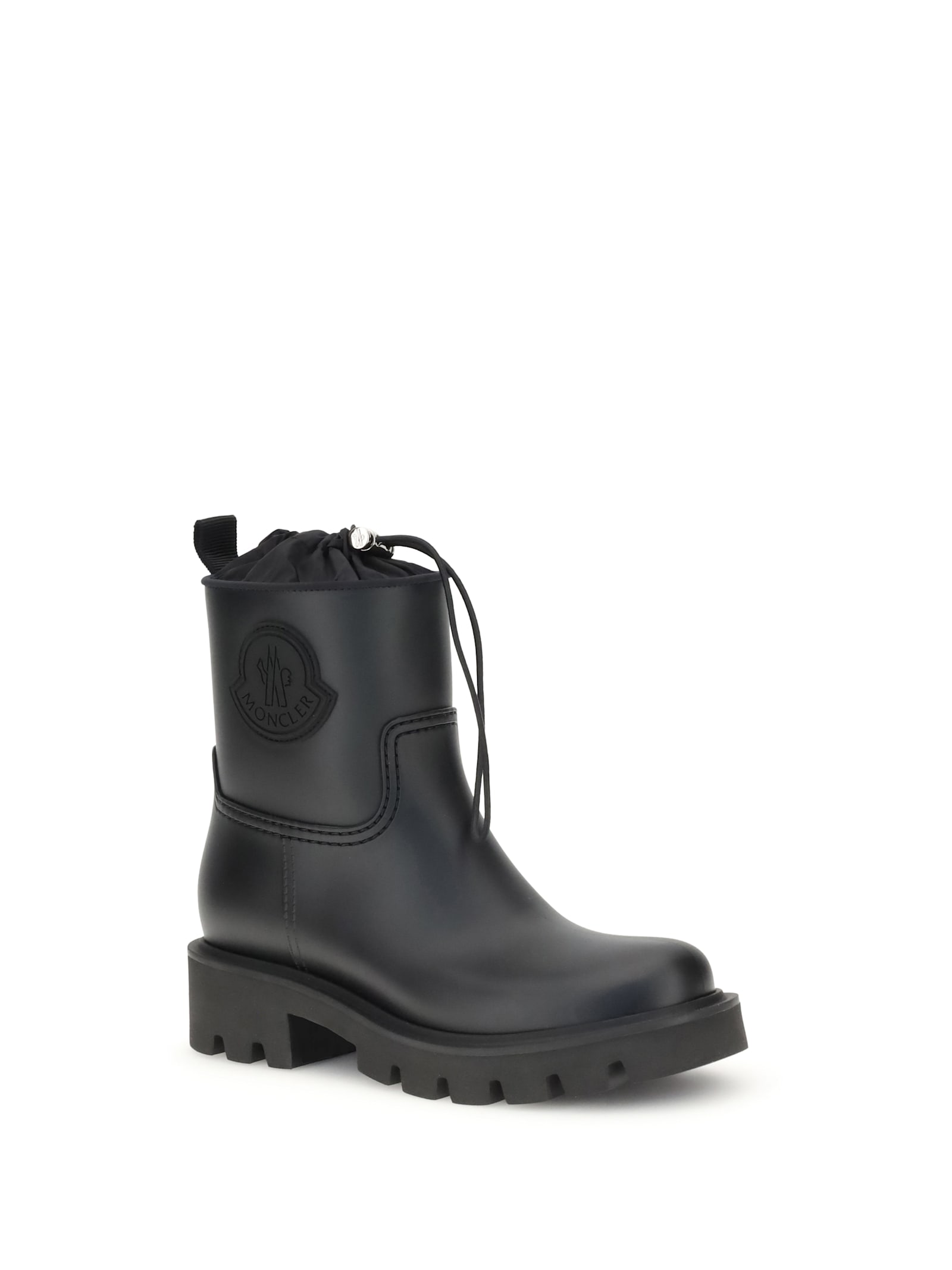 Moncler Boots In Black