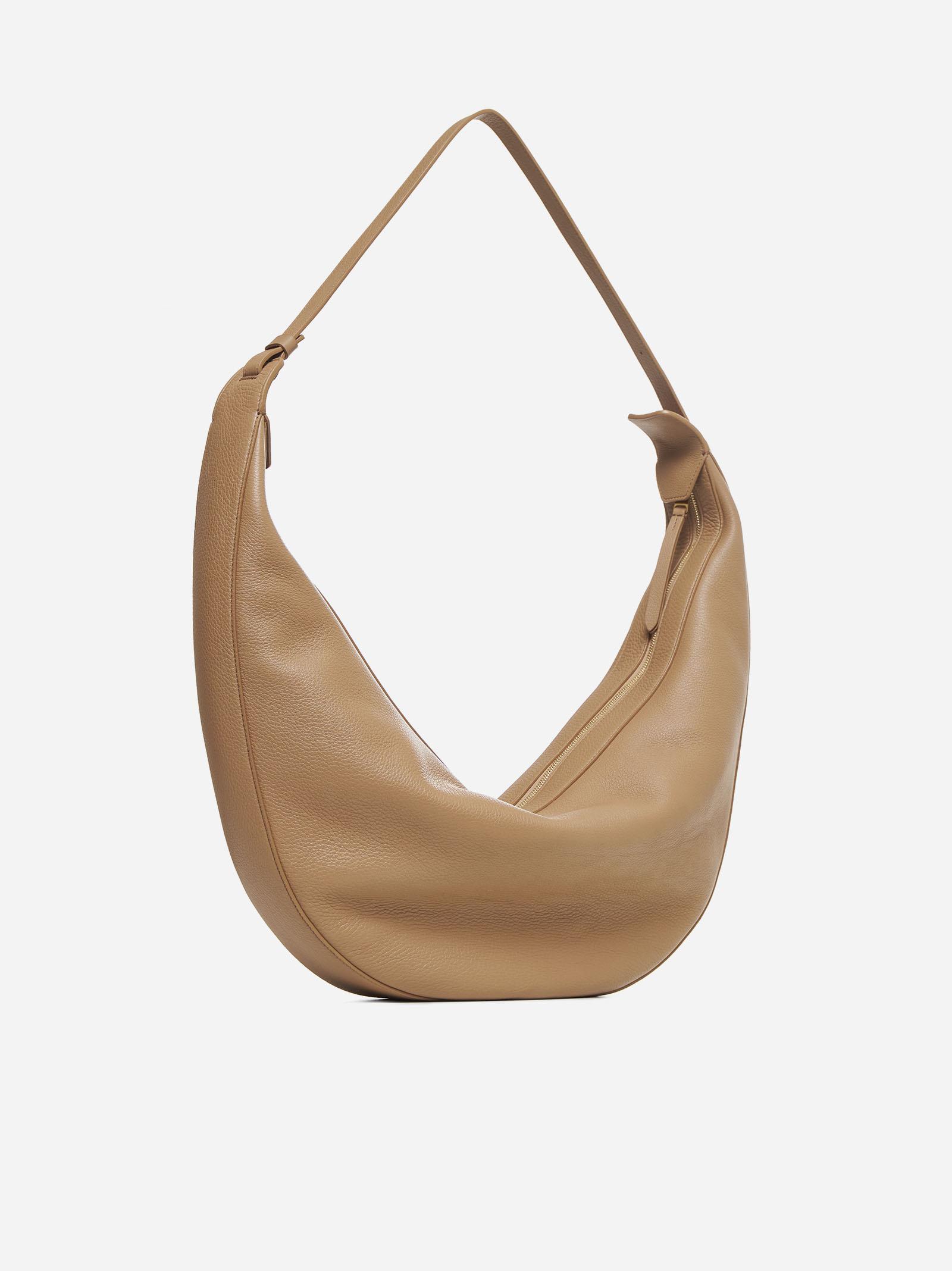 KHAITE AUGUSTINA LEATHER HOBO BAG 