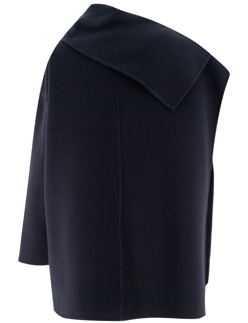 Shop Fabiana Filippi Cape In Blu Notte