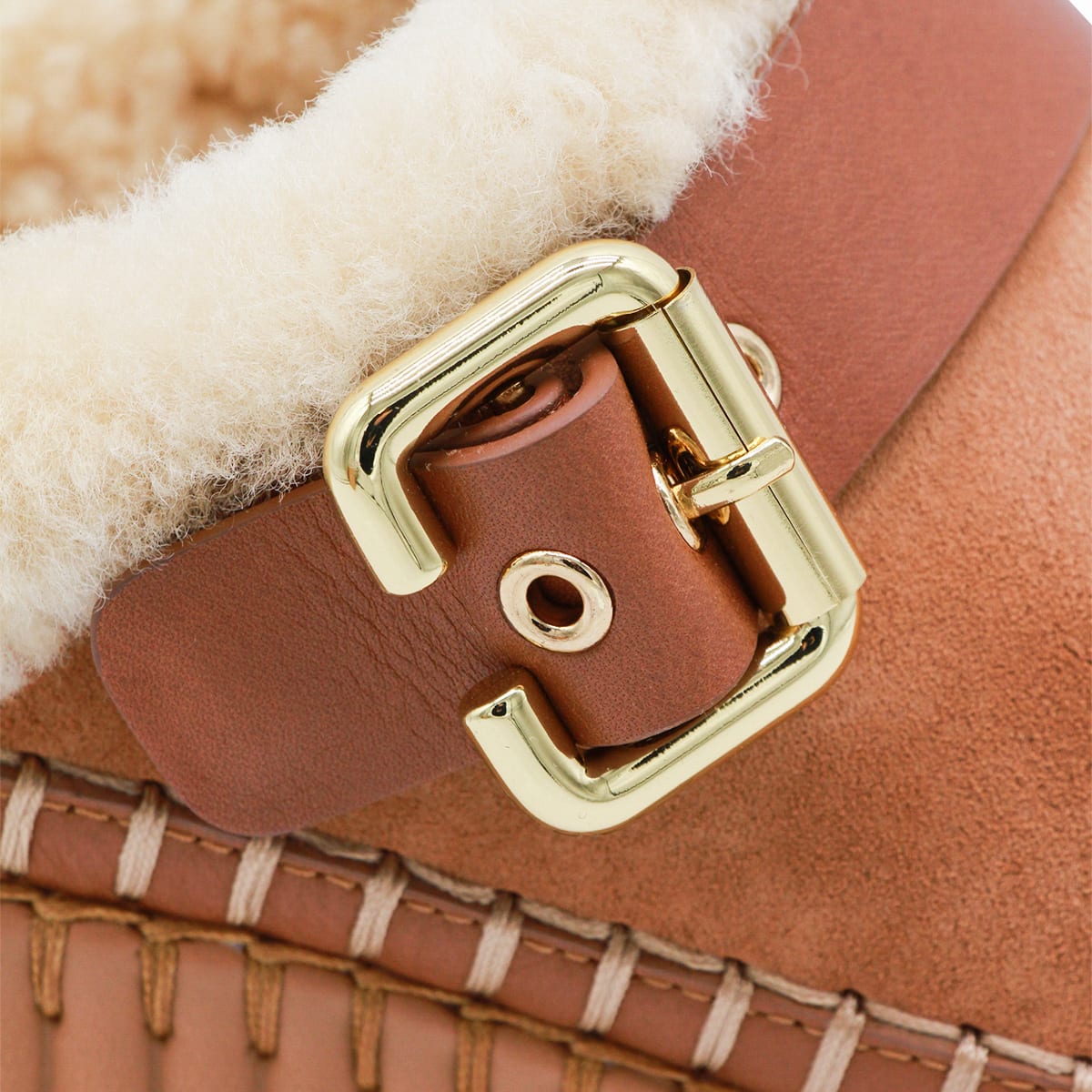 Chloé Brown Leather Sandals In Brown