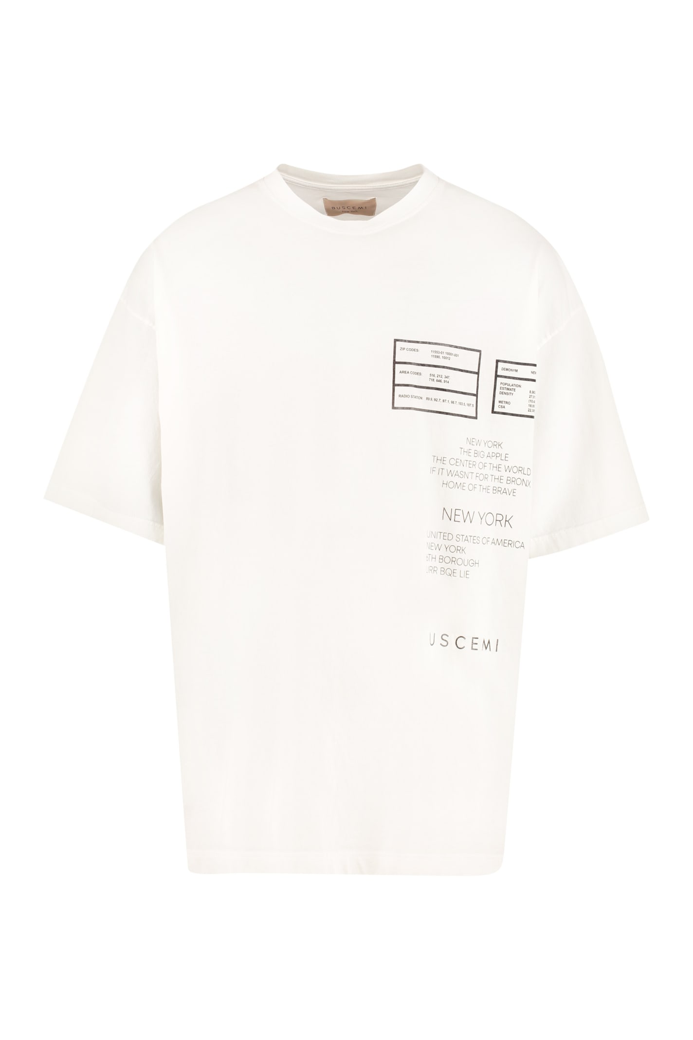 BUSCEMI OVERSIZE COTTON T-SHIRT,11271678