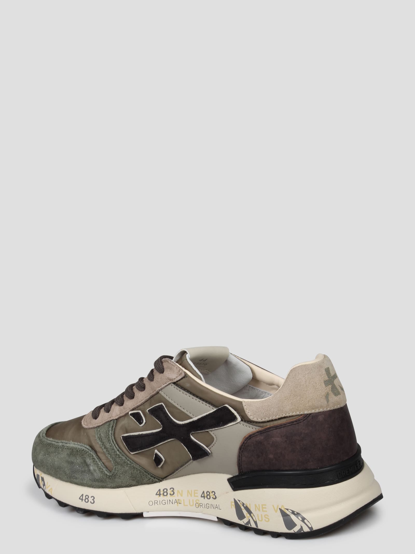 Shop Premiata Mick 6870 Sneakers In Green