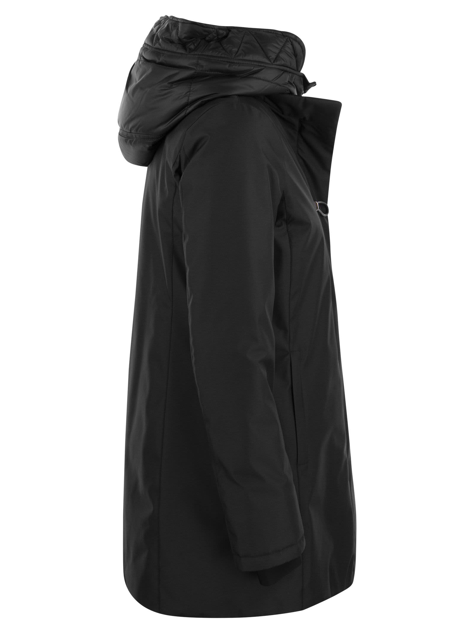 Shop Fay Toggle - Double Front Parka In Black