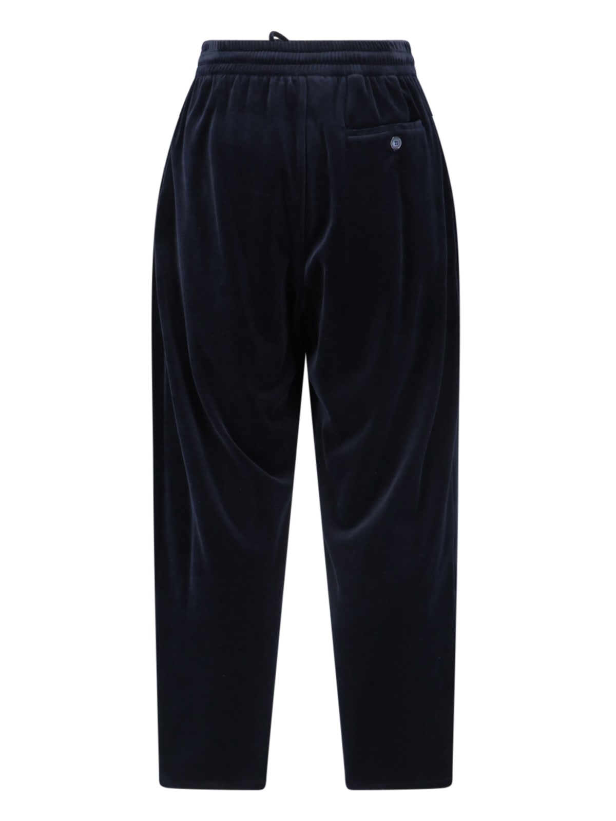 Shop Giorgio Armani Joggers In Blue