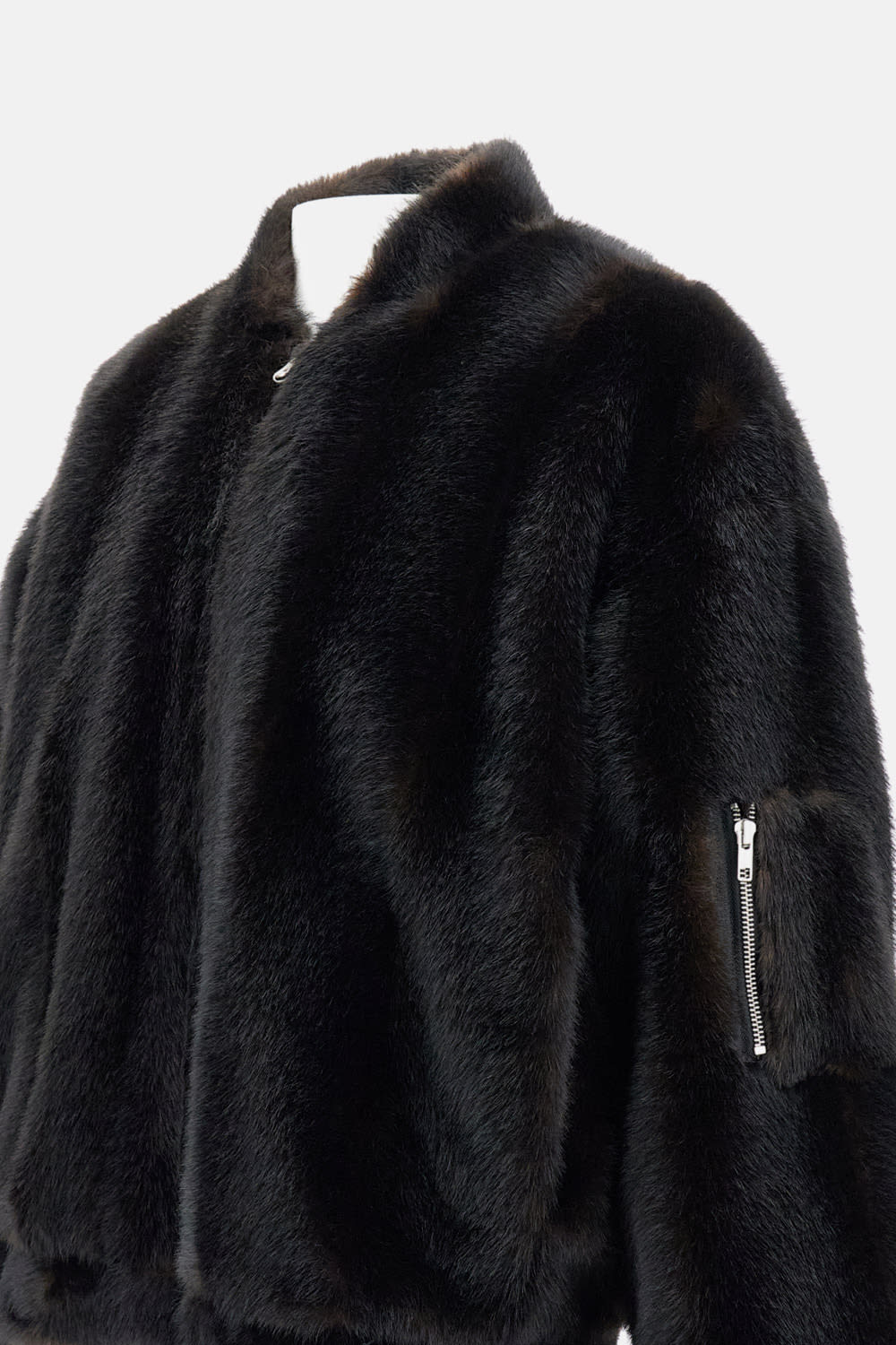 Mm6 Maison Margiela Down Jacket Frontal Zip Closure In Blue