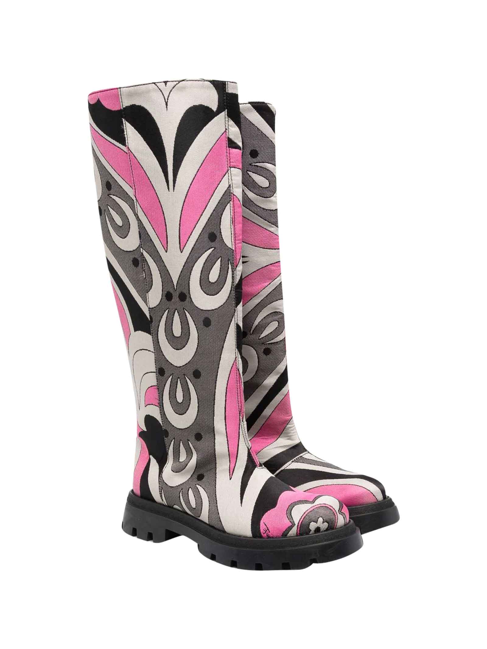Emilio Pucci Boots With Print