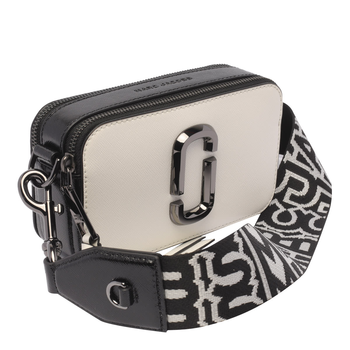 Shop Marc Jacobs The Snapshot Crossbody Bag In White