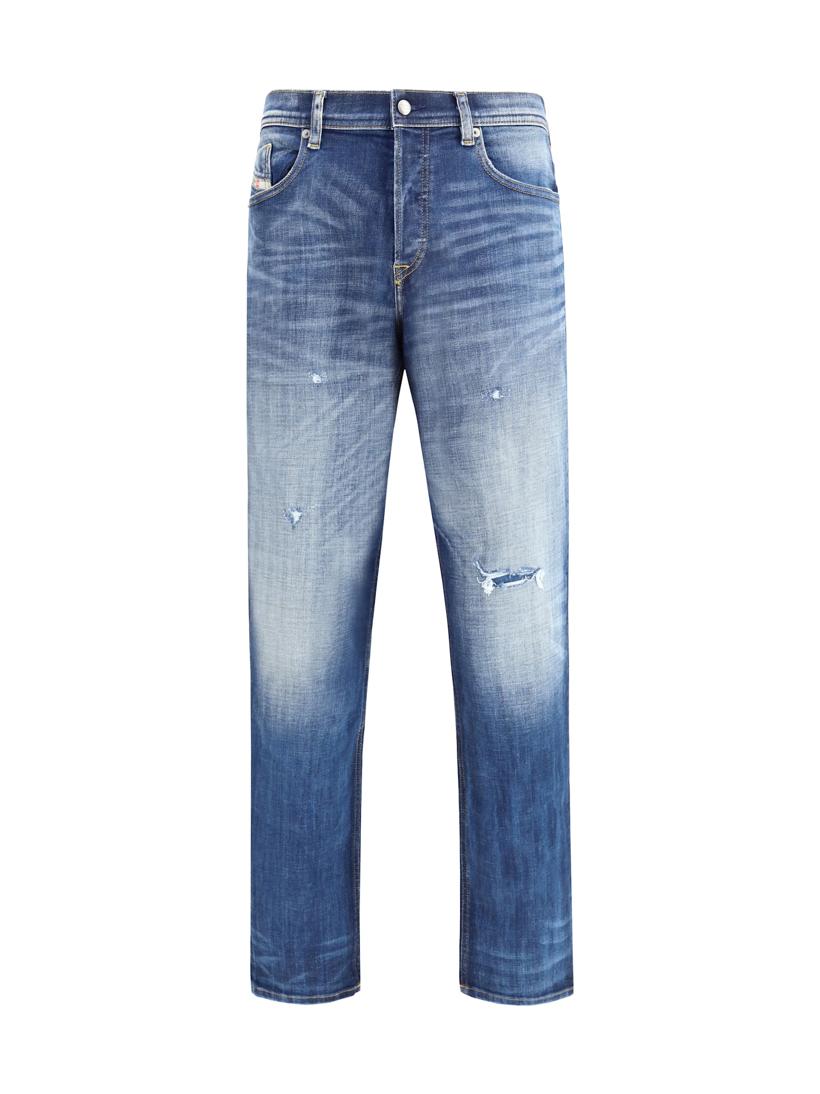 Diesel Jeans With Belt Loops In Multi