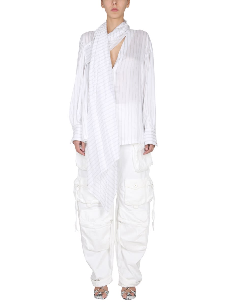 Attico Women's Bonnie Shirt In White