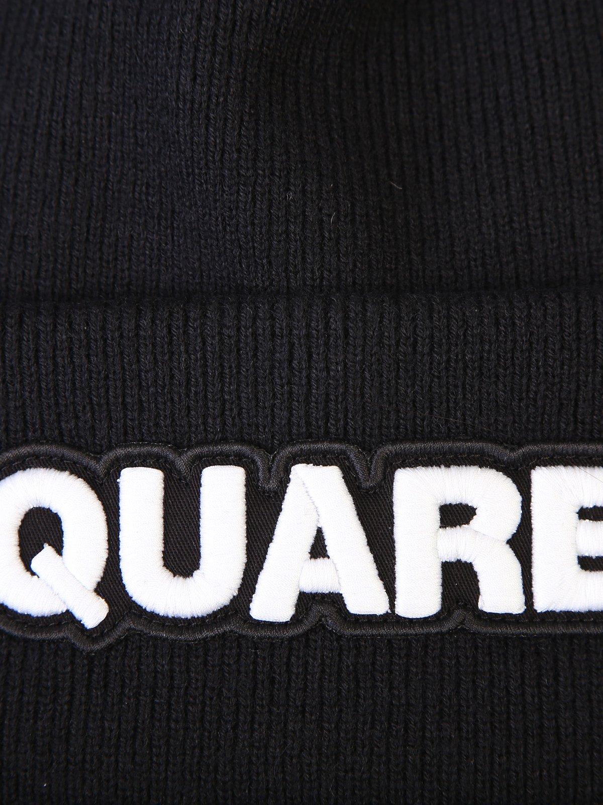 Shop Dsquared2 Logo Embroidered Beanie