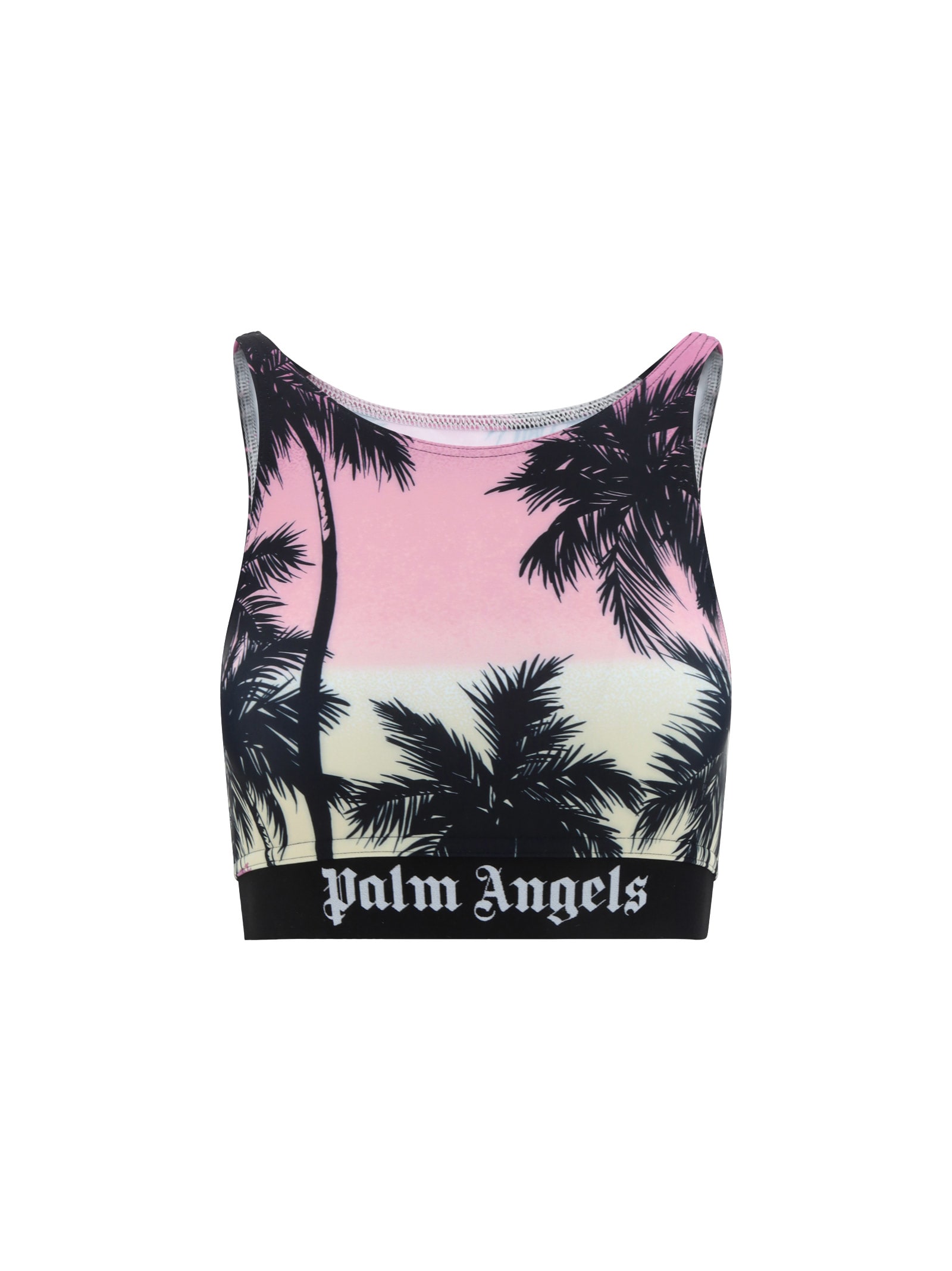 Palm Angels Pink Sunset Top In Purple
