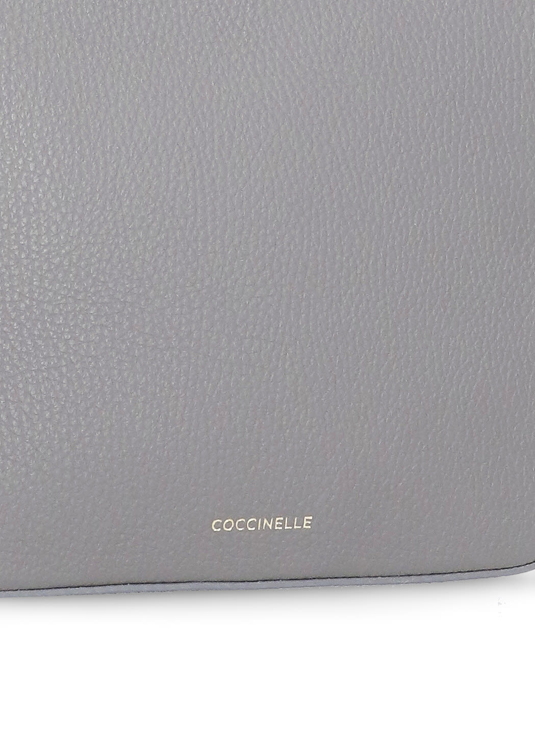 Shop Coccinelle Tebe Shoulder Bag In Grey