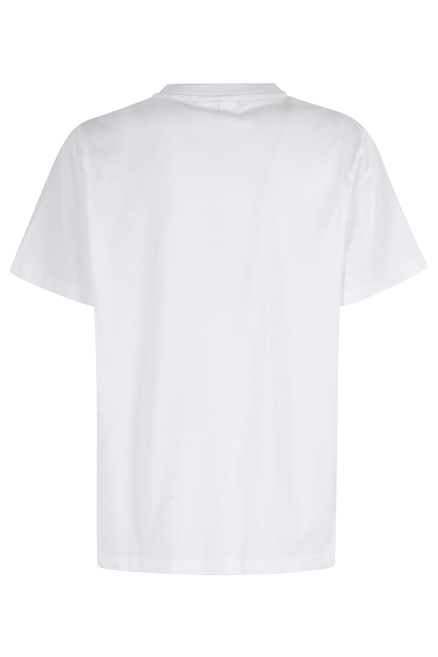 Ganni Basic Jersey Cherry Tshirt In White