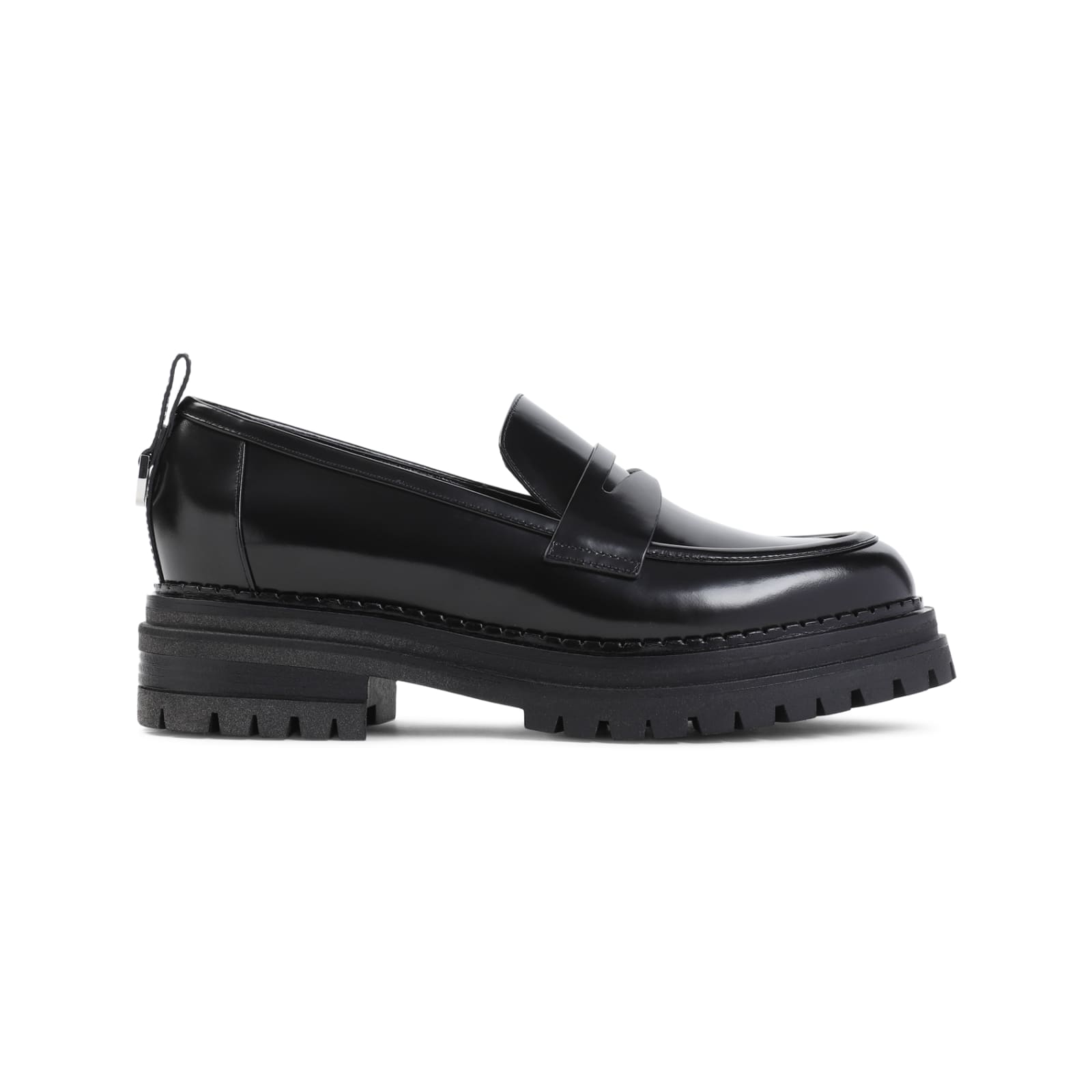 Shop Sergio Rossi Flat Loafers In Nero