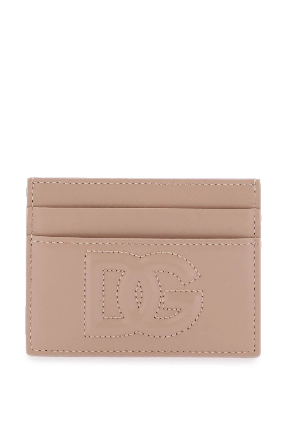 Dolce & Gabbana Card Holder With Logo In Cipria (pink)