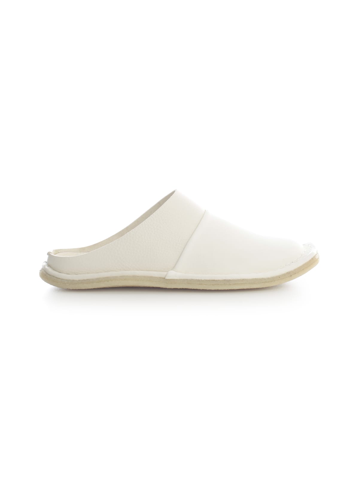 TRIPPEN FLAT POINTED MULE,PAUSE.F.ALB.WAW WHITE