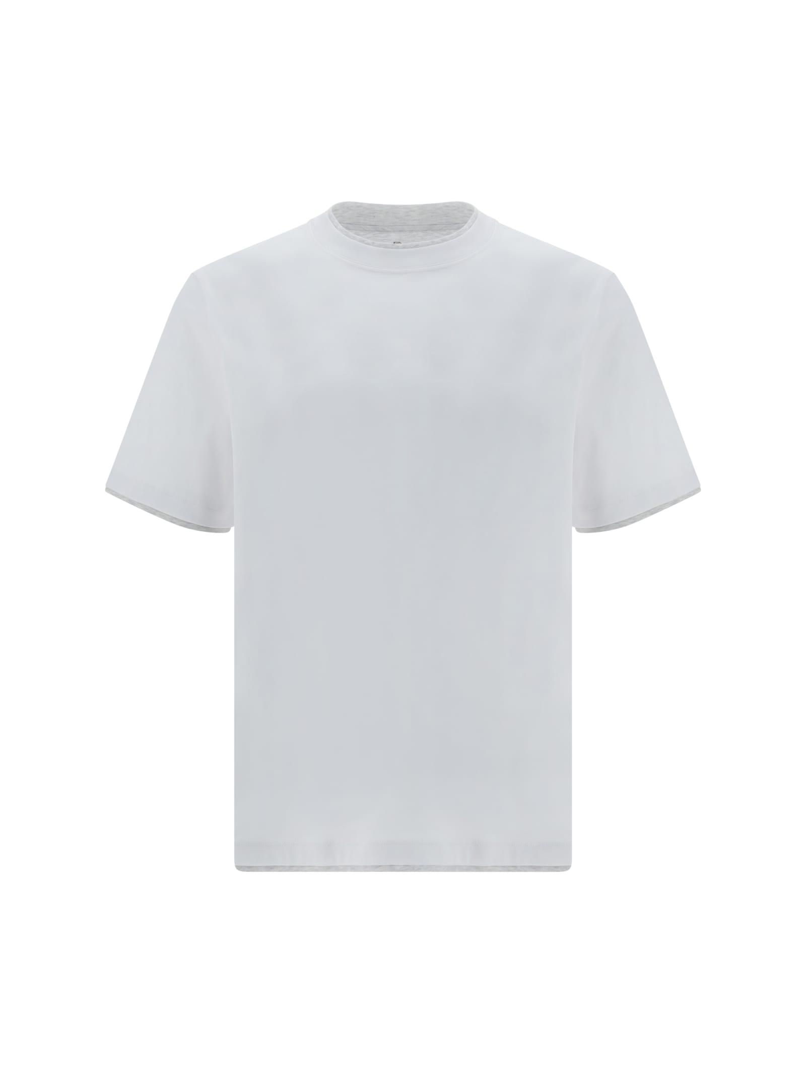 Shop Brunello Cucinelli T-shirt In White