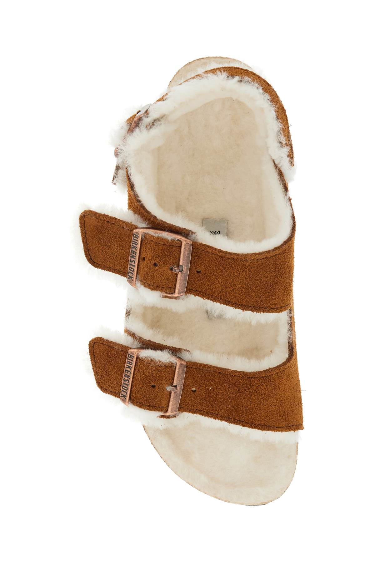Birkenstock Milan Shearling In Mink (brown)