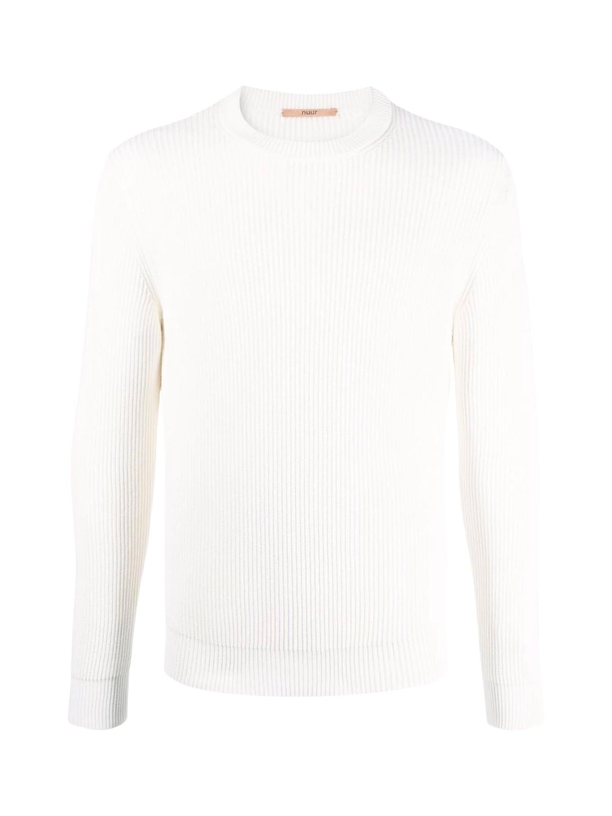 Nuur Ribbed L/s Crew Neck Sweater