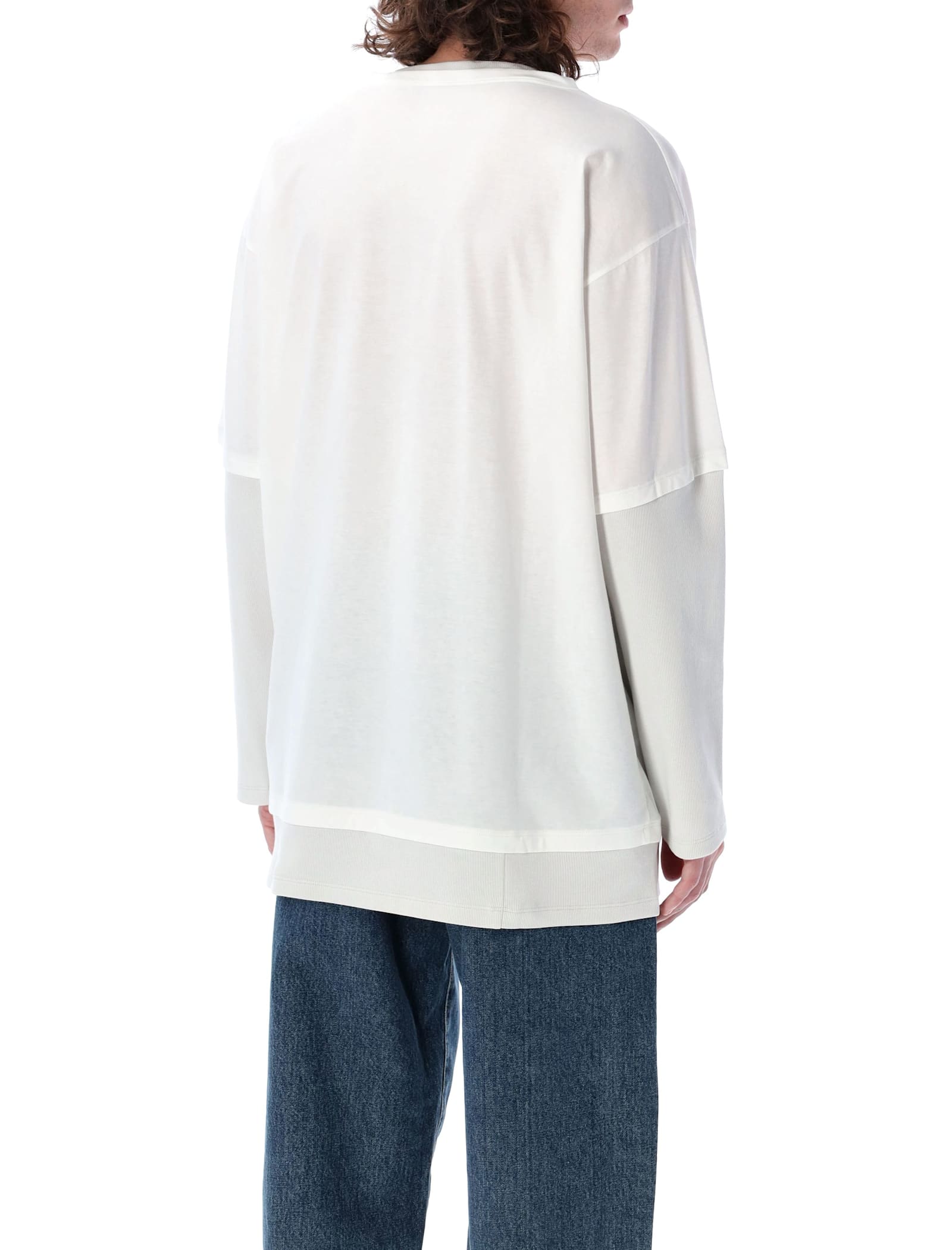 Magliano Double Tee In Mastice White