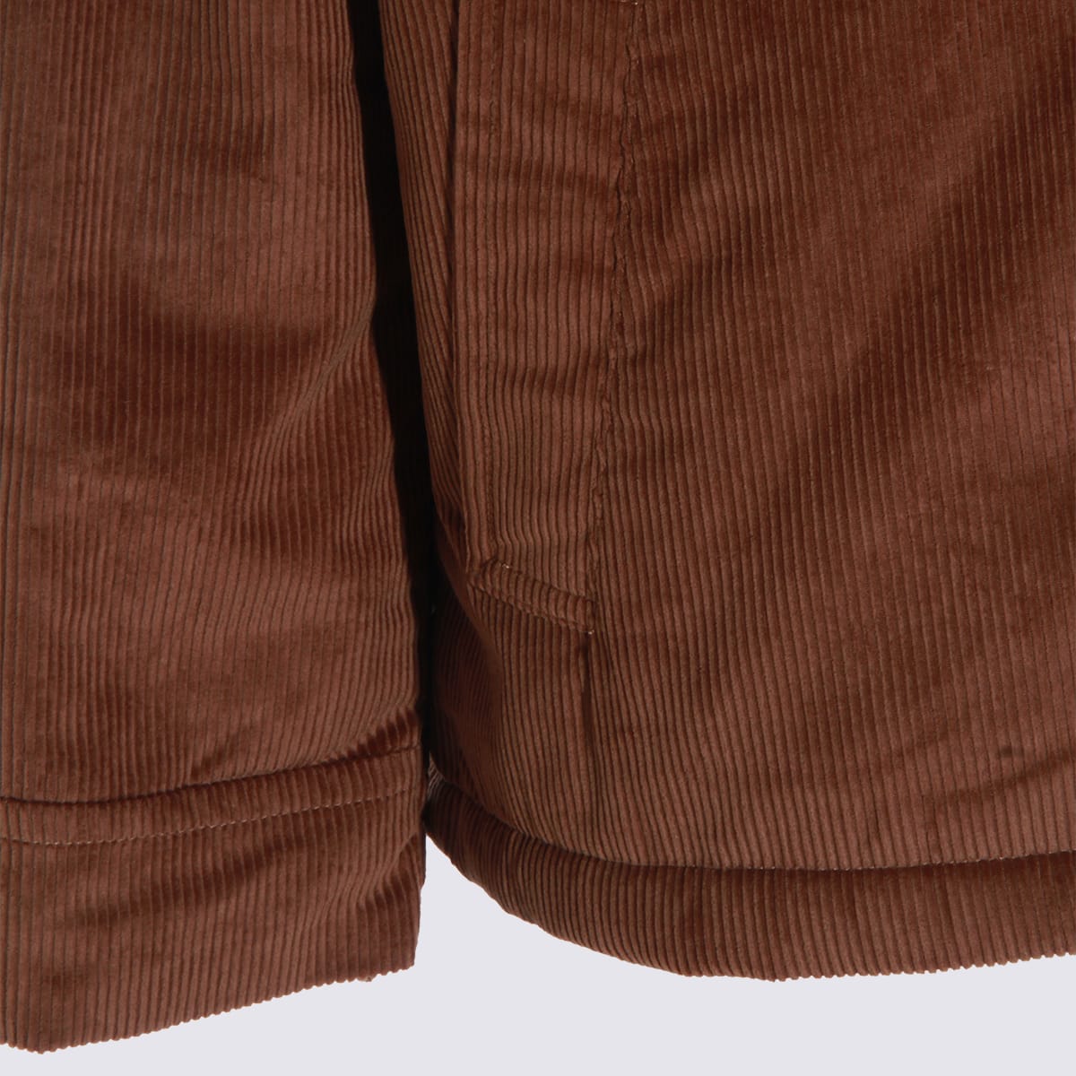 Levi's Brown Leather Jacket In Animal Print